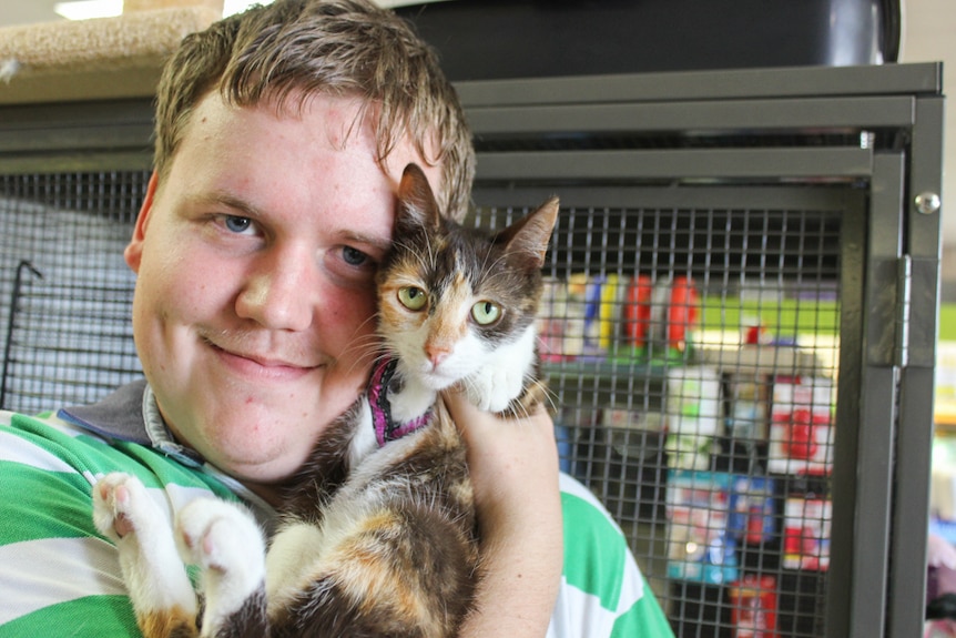 Carter hopes to one day manage the pet store.