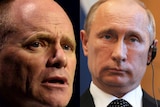 Campbell Newman and Vladimir Putin composite