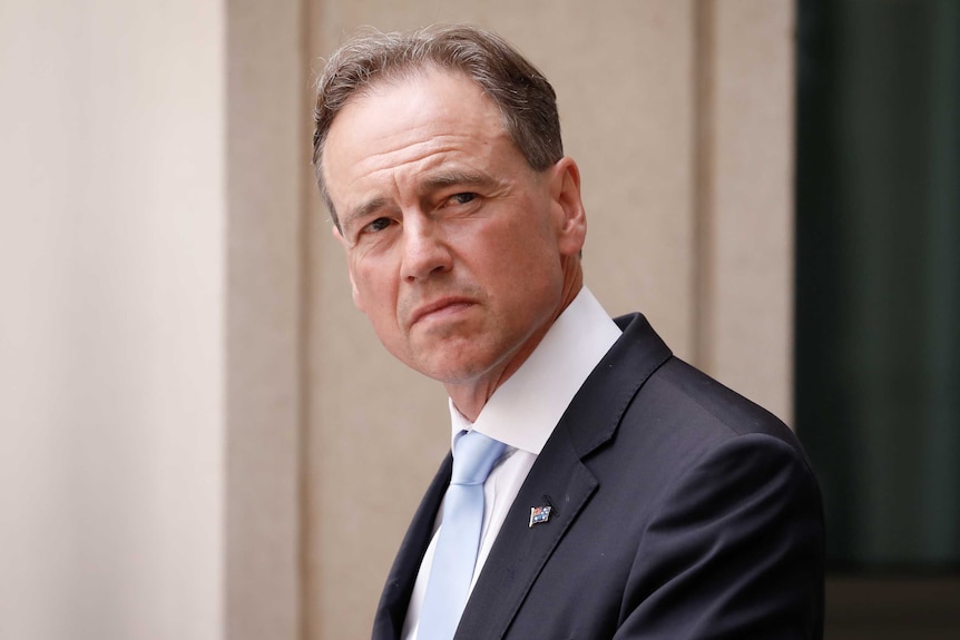 Federal health Minister Greg Hunt