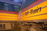 Derailed: Seven of nine carriages of the tilt train have left the tracks