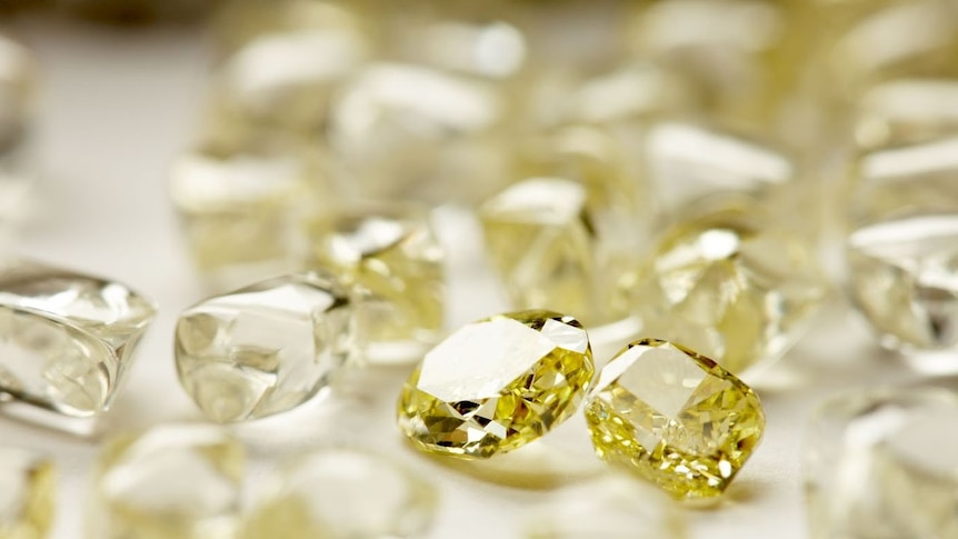 Kimberley yellow diamonds