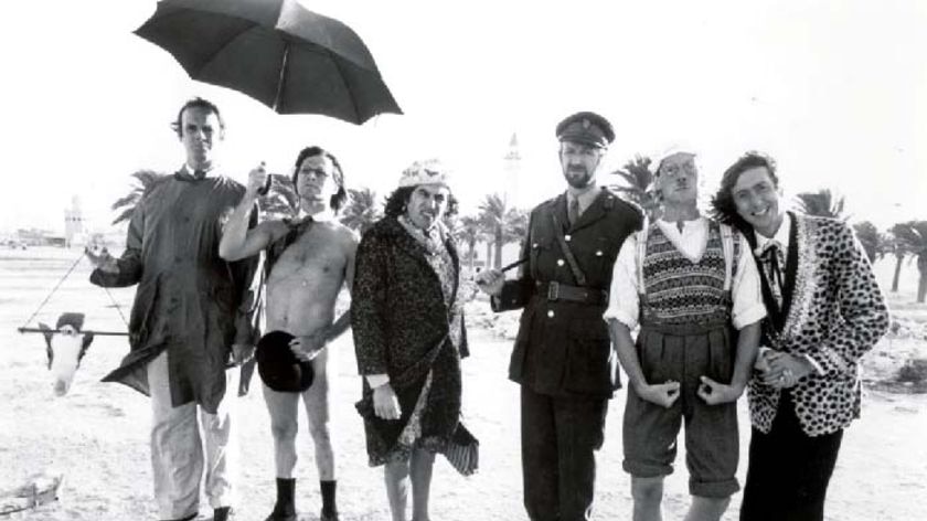 LtoR John Cleese, Terry Gilliam, Terry Jones, Graham Chapman, Michael Palin and Eric Idle