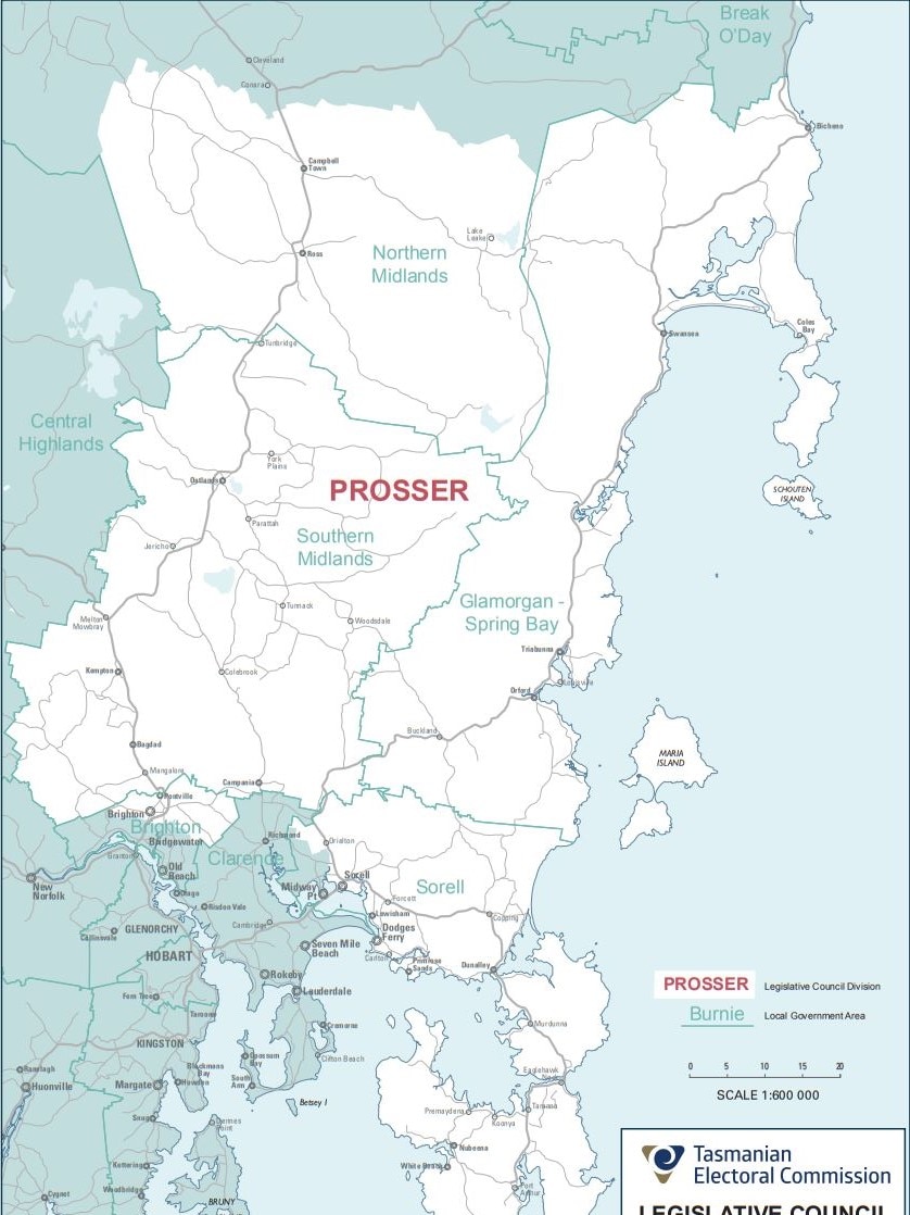 Map of Prosser boundaries