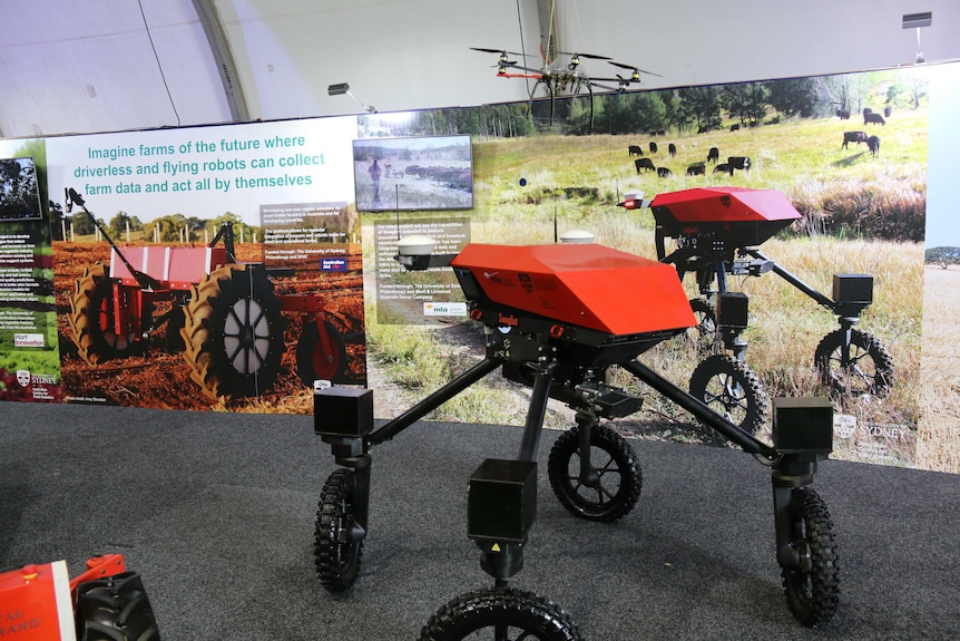 Large robot design for farm use
