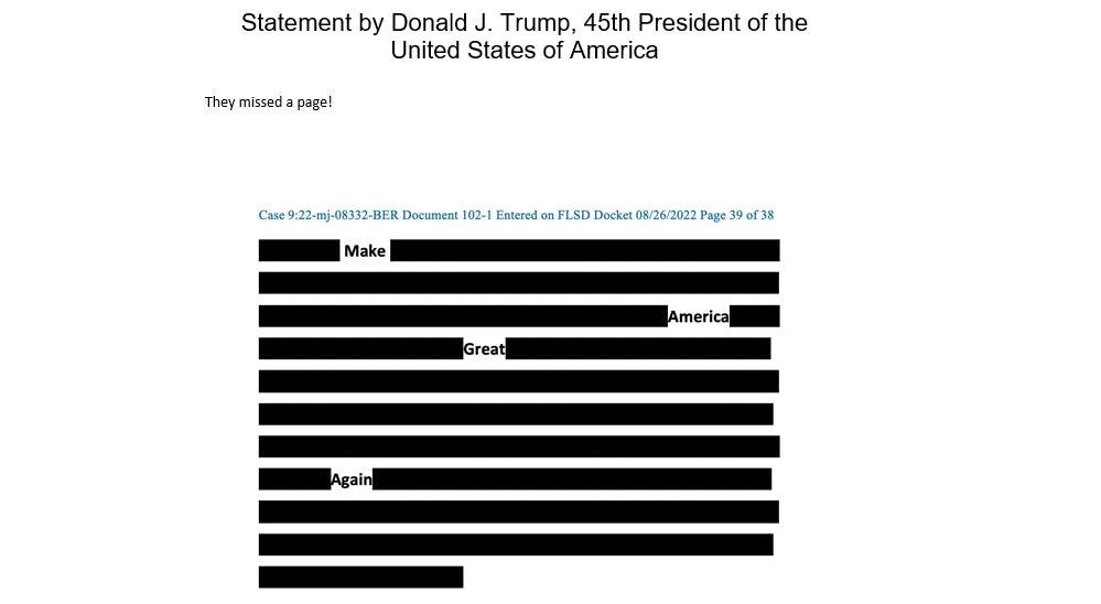 Donald Trump's Mar-a-Lago FBI Search Affidavit Has Been Released — But ...