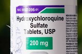 A bottle of hydroxychloroquine tablets