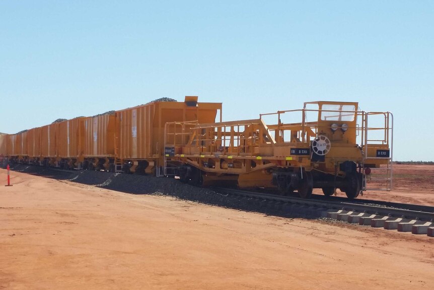 Train at the Roy Hill project in the Pilbara