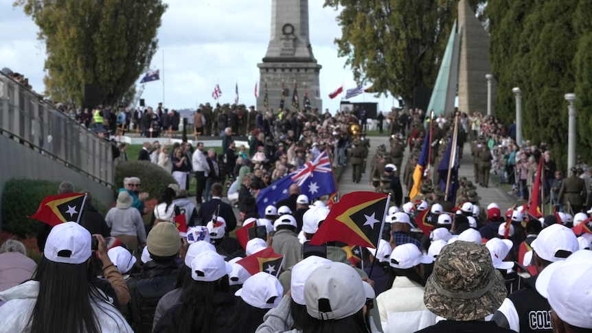 Crowd of people walking