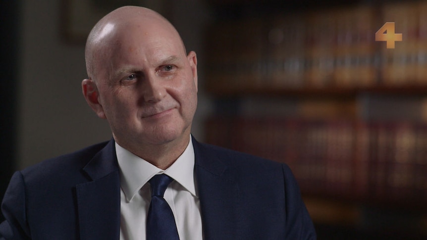 Melbourne Chief Judge Peter Kidd speaks to Four Corners' Sophie McNeill