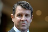 Mike Baird speaks to media in 2021.