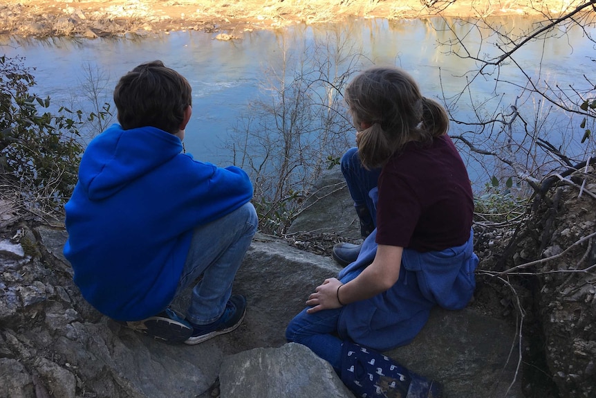 Eleanor Limprecht's children in Arlington, Virginia.