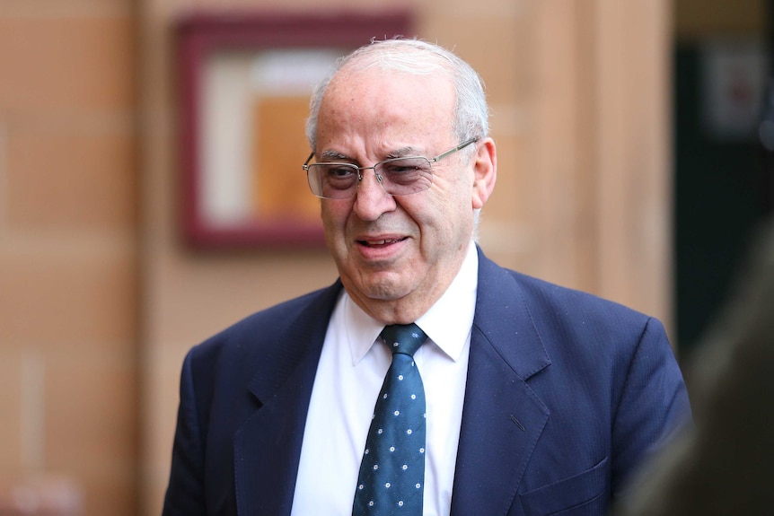 Eddie Obeid outside court.