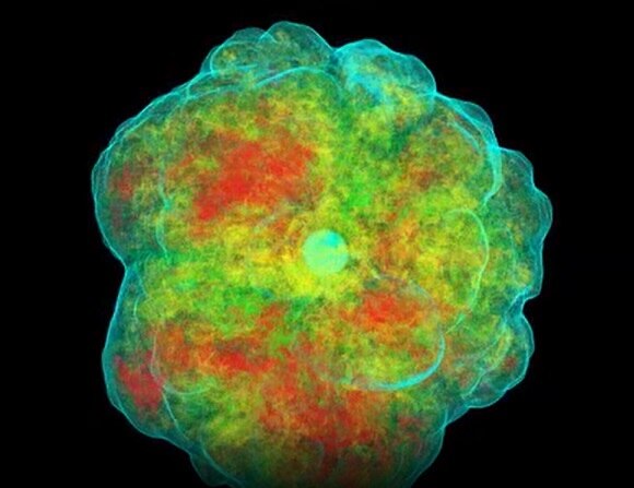 Stellar explosions - where elements are formed