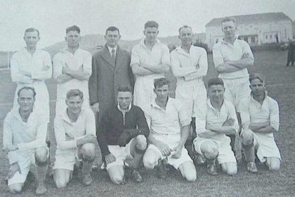 Soccer team at Manuka in 1931