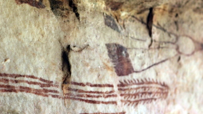 Rock art near Kalumburu in the Kimberley