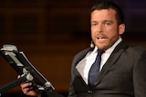 Kurt Fearnley delivers the Australia Day address to the nation at the Sydney Conservatorium of Music.