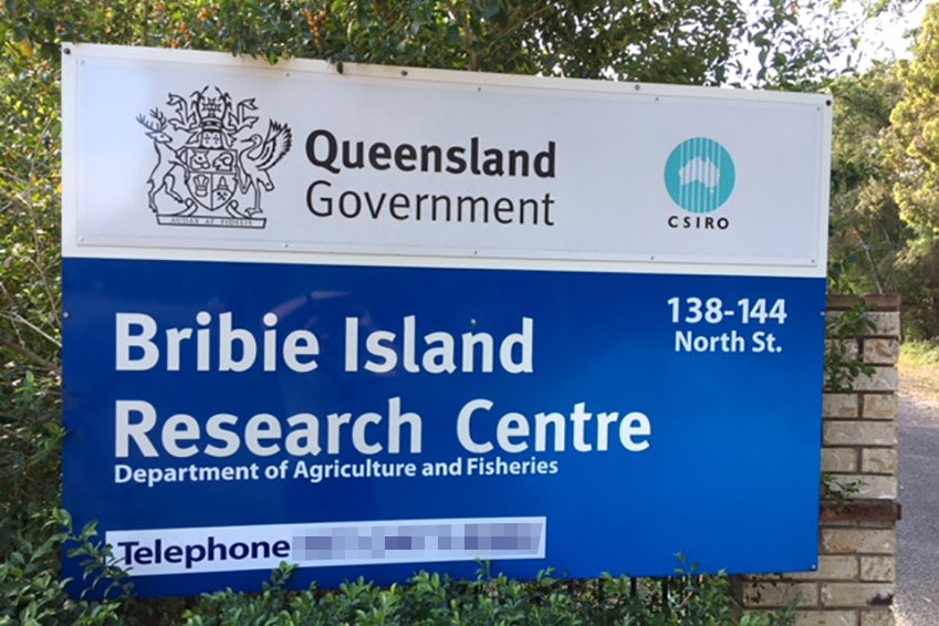 CSIRO Bribie Island research station sign