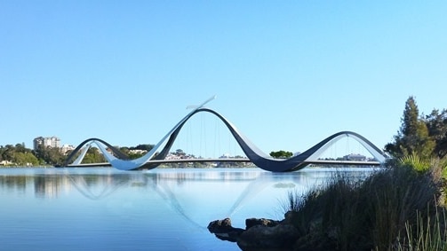 Design for a pedestrian bridge across the Swan river between East Perth and Burswood 7 June 2015