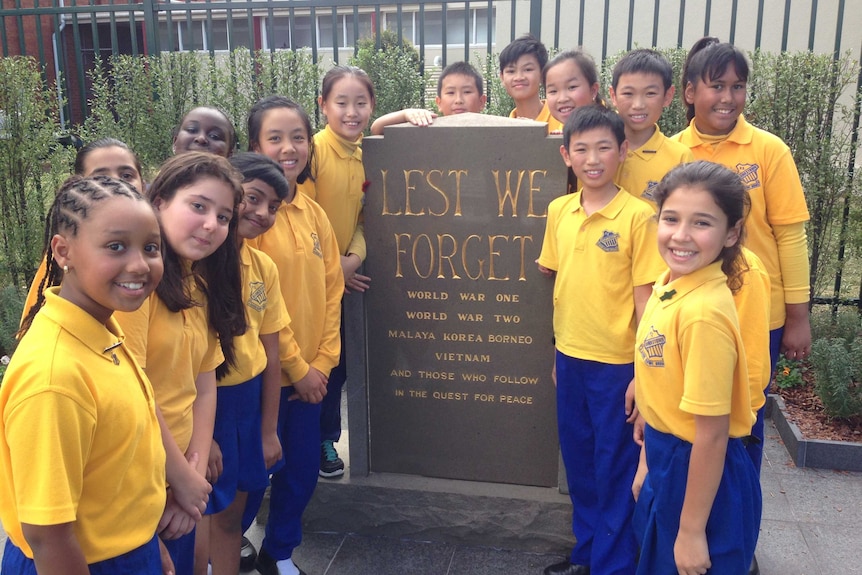 Bankstown Public School students say they have learnt important lessons from composing their book honouring the 'Bankstown 31'