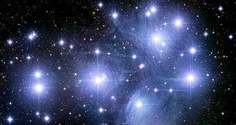 Pleiades star cluster