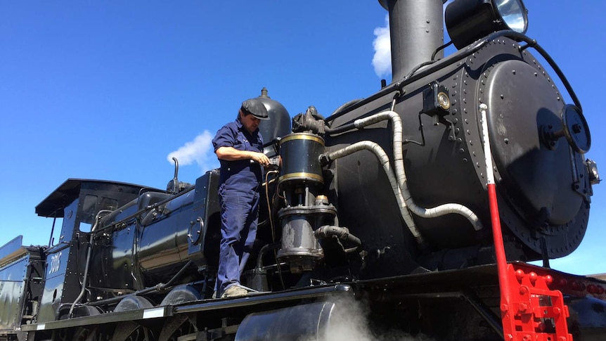 The 113-year-old locomotive 3016