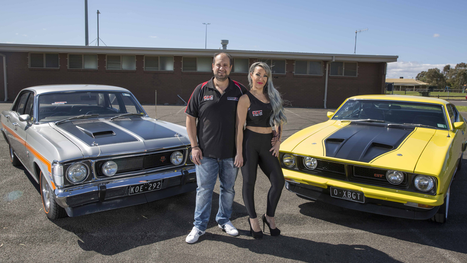 Tony and Rose Ferrante and their XW GT and XB GT Coupe