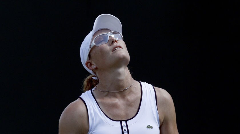 Disappointing performance... Samantha Stosur was sent packing in straight sets.