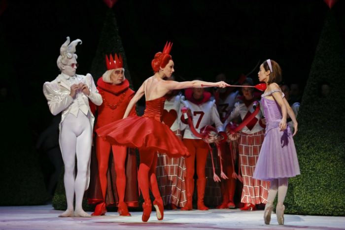 A scene from Alice's Adventures in Wonderland by The Australian Ballet.