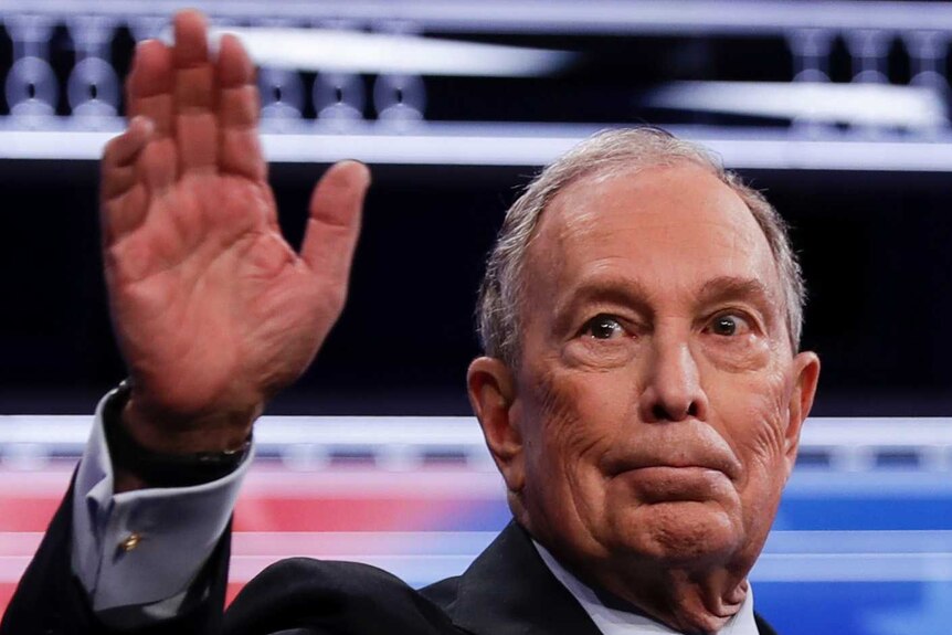 Democratic presidential candidates, former New York City Mayor Mike Bloomberg.