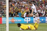 Thomas Muller's two-goal flurry put the game to bed as England were eliminated from the Cup.