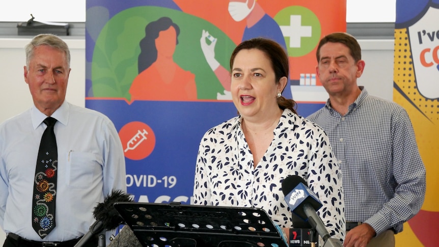 Queensland Premier Annastacia Palaszczuk speaking in Mackay