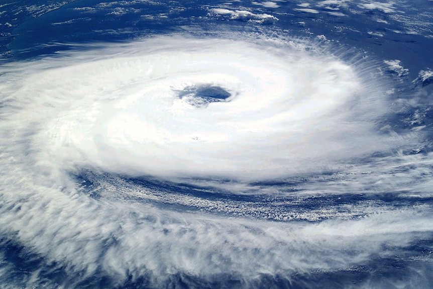 Satellite image of Cyclone Catarina
