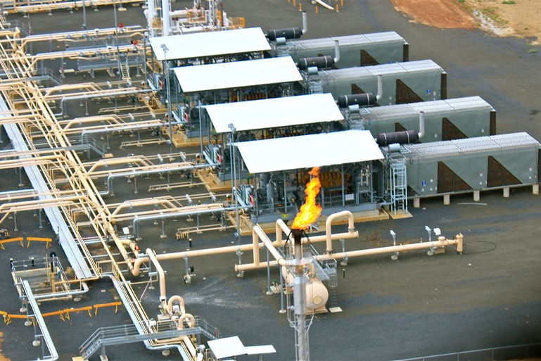 A gas compression facility in south-west Queensland