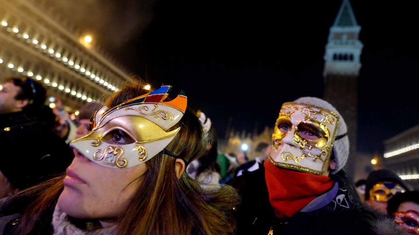 New Year's celebrations in Venice