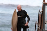 Kevin Merifield after a surf in Margaret River