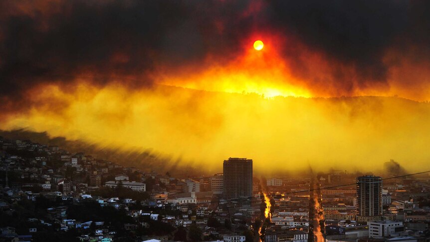 Chile wildfire