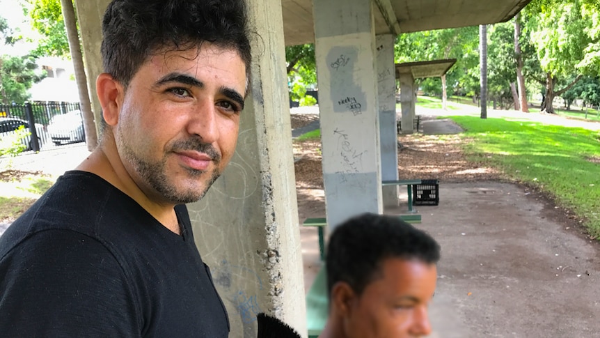 Brisbane barber Amin Eslami offers free haircuts to Brisbane's homeless on his day off