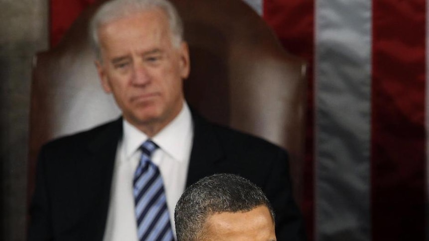 US President Barack Obama makes a point during his State of the Union address