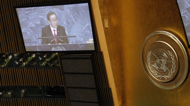 Ban Ki-moon addresses General Assembly