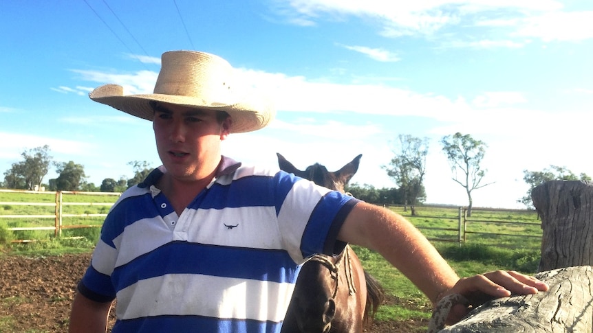 Bowenville rider Cody Ryan won the Australian Campdraft Association's overall juvenile rider title.