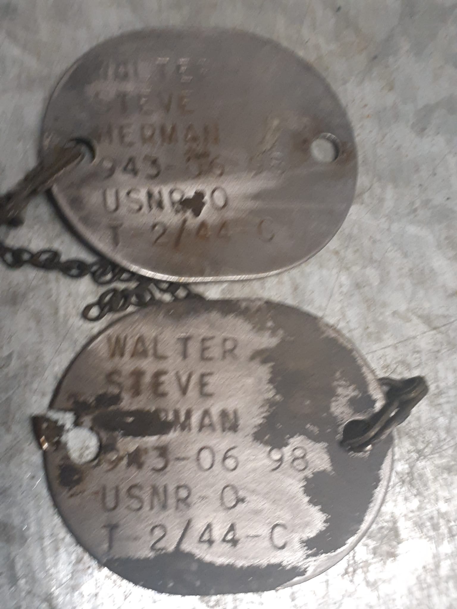Metal detectorist on mission to return WWII dog tags to soldier's