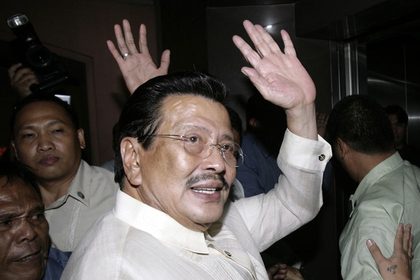 Former Philippine President Joseph Estrada