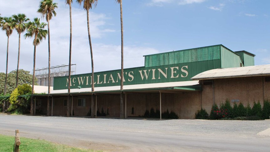 An older image of McWilliams Wines headquarters