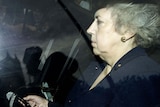 Baroness Eliza Manningham-Buller leaves after giving evidence to the Iraq War Inquiry