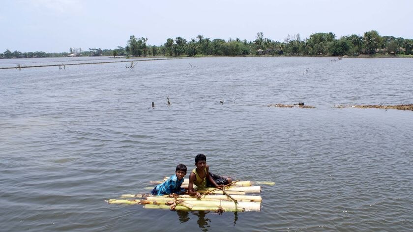 Families in the Bay of Bengal have already accepted flooding as a fact of life.