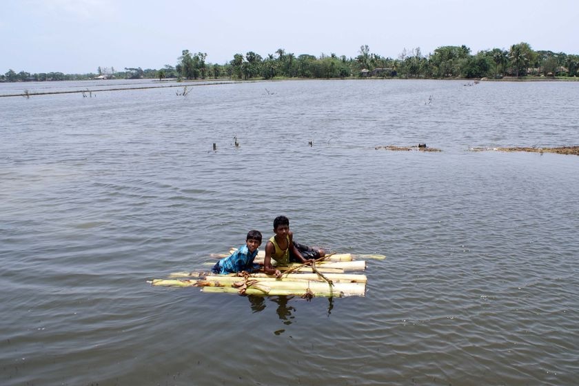 Families in the Bay of Bengal have already accepted flooding as a fact of life.