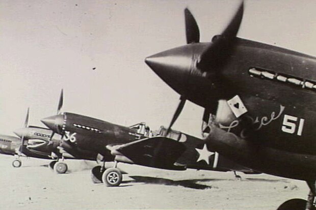US Kittyhawks in Darwin during World War II.