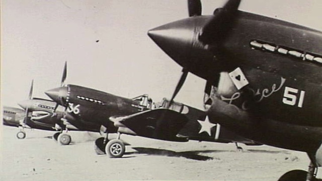 US Kittyhawks in Darwin during World War II.