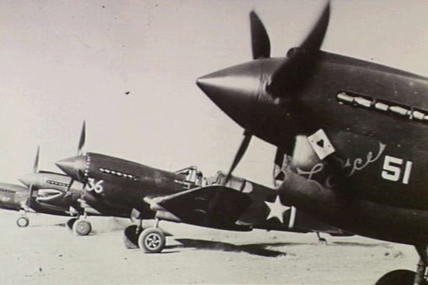 US Kittyhawks in Darwin during World War II.