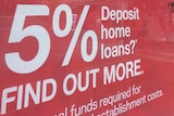 A St George branch in Sydney advertises low deposit home loans
